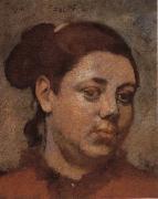 Edgar Degas Head of a Woman oil painting artist